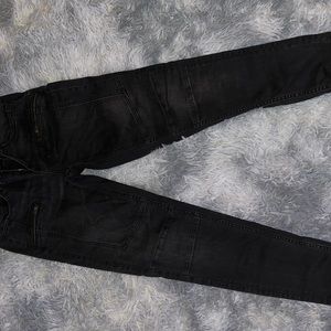 Zara moto jeans